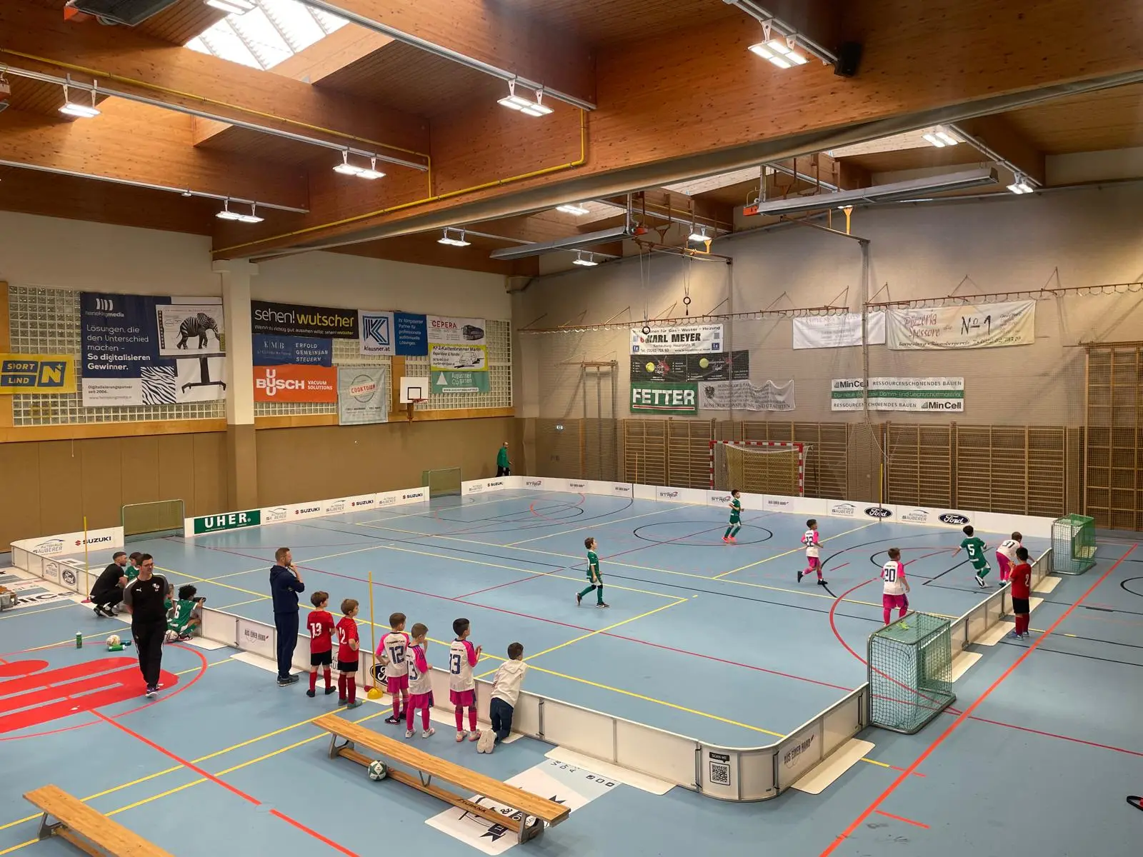 Mini-Arena im Einsatz